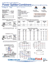 Datasheet SBTC-2-15-75+ manufacturer Mini-Circuits